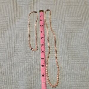 Vintage Pearl Necklace Set